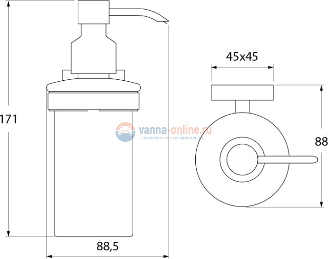 Дозатор Iddis Edifice Дозатор Iddis Edifice