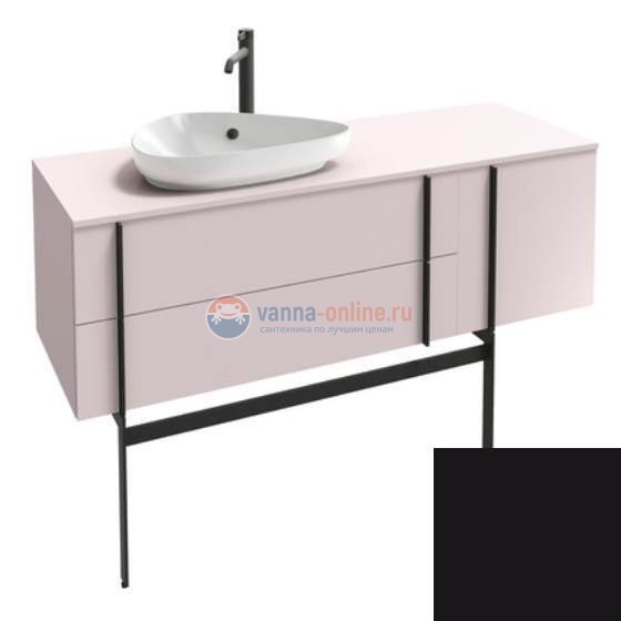 Тумба под раковину Jacob Delafon Nouvelle Vague 145 EB3043RU-274, черный глянцевый