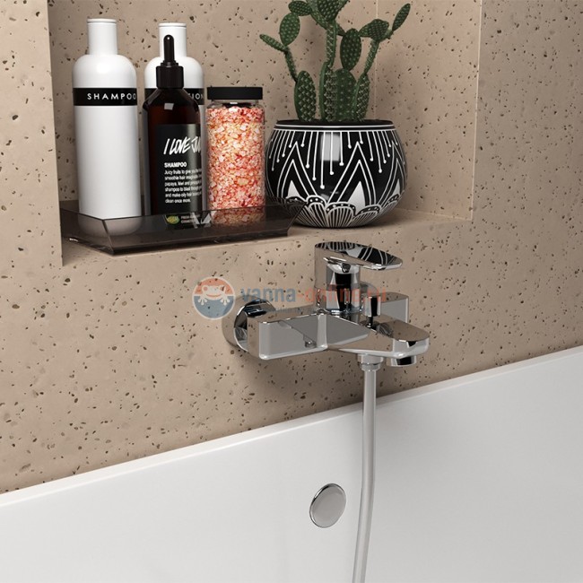 Смеситель для ванны Paini Parallel без аксессура Смеситель для ванны Paini Parallel без аксессура