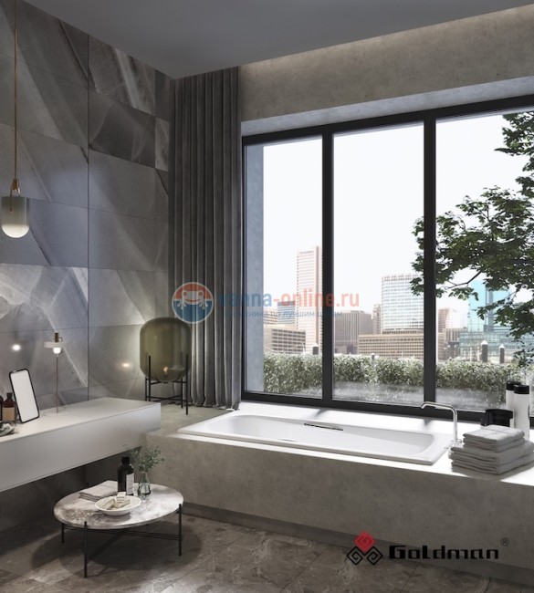 Комплект: Чугунная ванна Goldman Maxima 200x85, с ручками и ножками