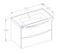 Тумба под раковину Opadiris Smile Элеганс 80 см, Z0000014969, подвесная, белый матовый
