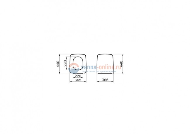 Инсталляция Vitra с унитазом Vitra Metropole 9820B003-7201, сиденье тонкое микролифт, кнопка матовый хром, комплект