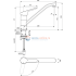 Смеситель для кухонной мойки Ideal Standard CERAFLEX BC132AA