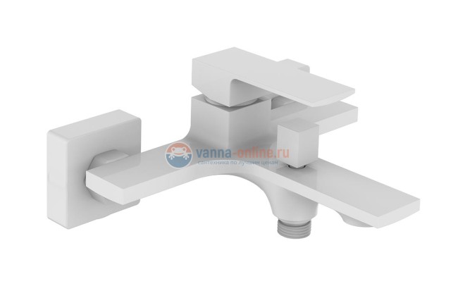 Смеситель Orange Lutz M04-100W для ванны и душа, белый Смеситель Orange Lutz M04-100W для ванны и душа, белый