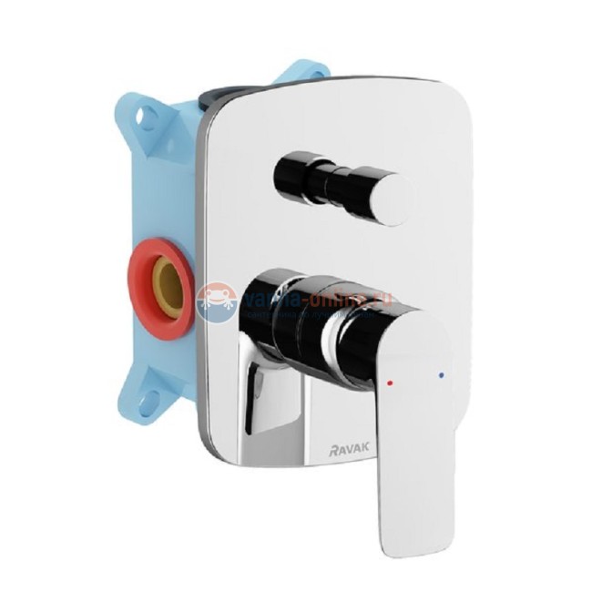 Смеситель для ванны и душа Ravak Classic-CL 065.00 X070088, для R-box, хром Смеситель для ванны и душа Ravak Classic-CL 065.00 X070088, для R-box, хром