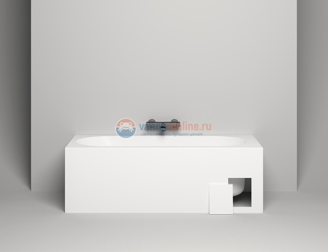 Ванна из искусственного камня Salini Ornella 170 x 70 x 59 см из материала Sapirit, белая глянцевая 102313G Ванна из искусственного камня Salini Ornella 170 x 70 x 59 см из материала Sapirit, белая глянцевая 102313G