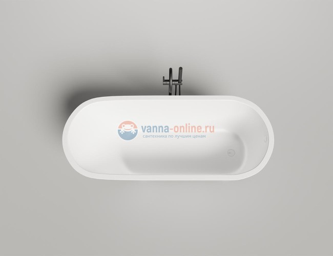 Ванна из искусственного камня Salini Ornella 170 x 70 x 59 см из материала Sapirit, белая глянцевая 102313G Ванна из искусственного камня Salini Ornella 170 x 70 x 59 см из материала Sapirit, белая глянцевая 102313G