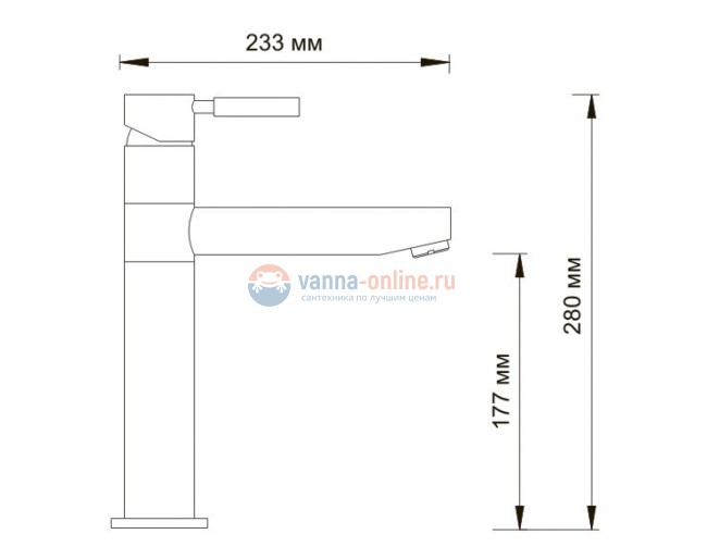 Смеситель WasserKRAFT WERN 4207 для кухни с поворотным изливом, матовый хром