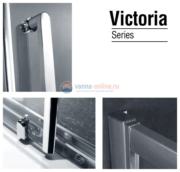 Душевой уголок Gemy Victoria S30192E-A100, 140 х 100 х 190 см, стекло прозрачное