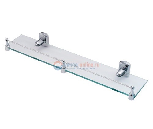 Полка стеклянная WasserKRAFT Oder 3044, с бортиком Полка стеклянная WasserKRAFT Oder 3044, с бортиком