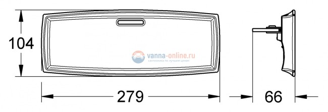 Полочка Grohe Grandera 18651000