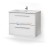 Тумба под раковину Raval Quadro Qua.01.75/P/W, 75 см, белая  (Qua.01.75/P/W)