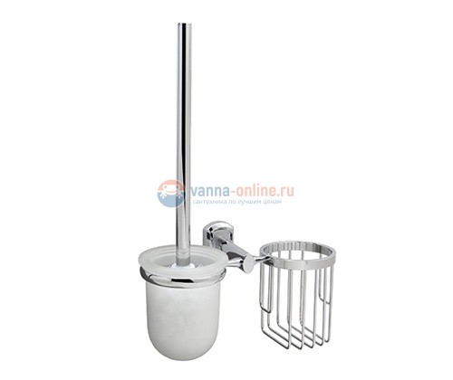 Держатель освежителя воздуха и ершик для унитаза WasserKraft Oder 3035