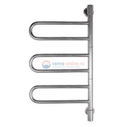 Полотенцесушитель электрический Energy U chrome G3K, ширина 40 см, высота 74.5 см