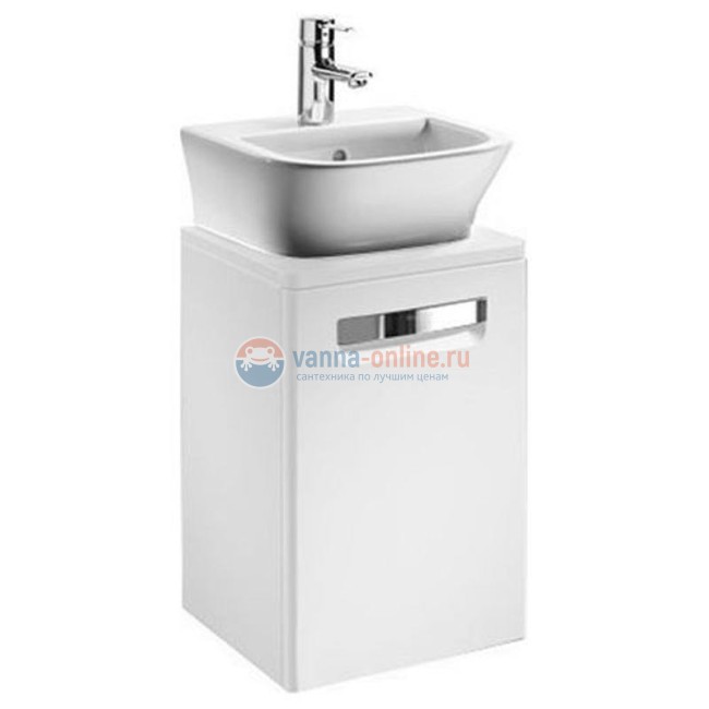 Тумба под раковину Roca Gap 45, ZRU9302735, цвет белый матовый