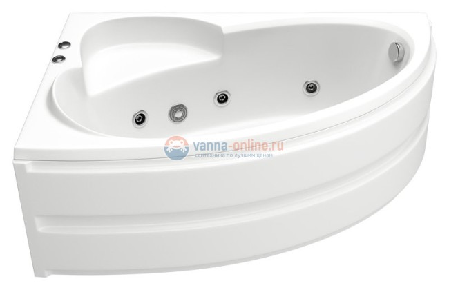 Акриловая ванна Bas Сагра Вн БасВГ16 160x100 L с г/м