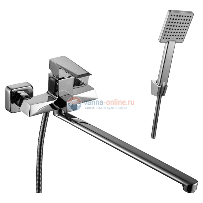 Смеситель для ванны и душа Rossinka RS38-32 с душевым гарнитуром Смеситель для ванны и душа Rossinka RS38-32 с душевым гарнитуром