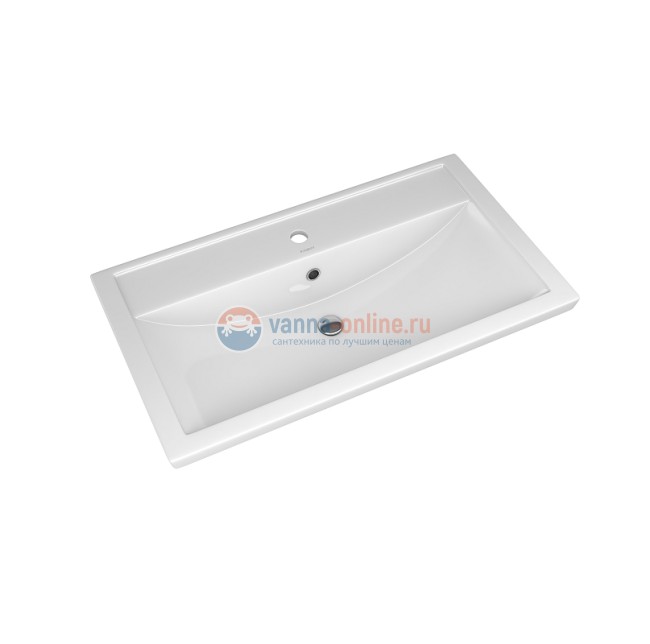 Тумба под раковину СаНта Виктория 80 NEW 700130N, подвесная, цвет белый Тумба под раковину СаНта Виктория 80 NEW 700130N, подвесная, цвет белый