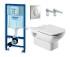 Инсталляция Grohe с унитазом Roca Dama Senso 346517000, сиденье микролифт, комплект Инсталляция Grohe с унитазом Roca Dama Senso 346517000, сиденье микролифт, комплект