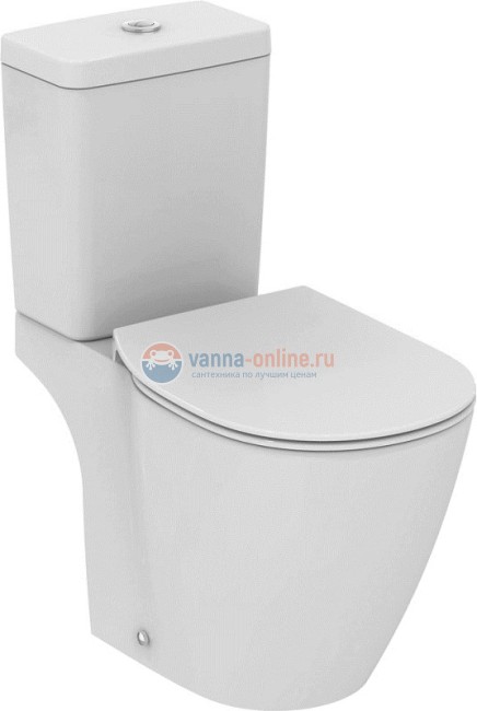 Напольный унитаз Ideal Standard Connect AquaBlade® Е042901 с бачком E797001, безободковый