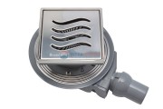 Трап водосток Pestan Confluo Standard Tide 4 Mask 150*150 нержавеющая сталь с рамкой 13000081 Трап водосток Pestan Confluo Standard Tide 4 Mask 150*150 нержавеющая сталь с рамкой 13000081