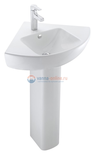 Раковина угловая Jacob Delafon Odeon Up E4710-00 50*50 см Раковина угловая Jacob Delafon Odeon Up E4710-00 50*50 см