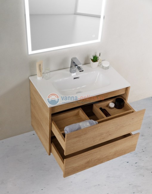 Раковина Belbagno BB700/390ETL 70 см, керамика, белая