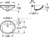 Раковина Roca Aloa 327865000, врезная