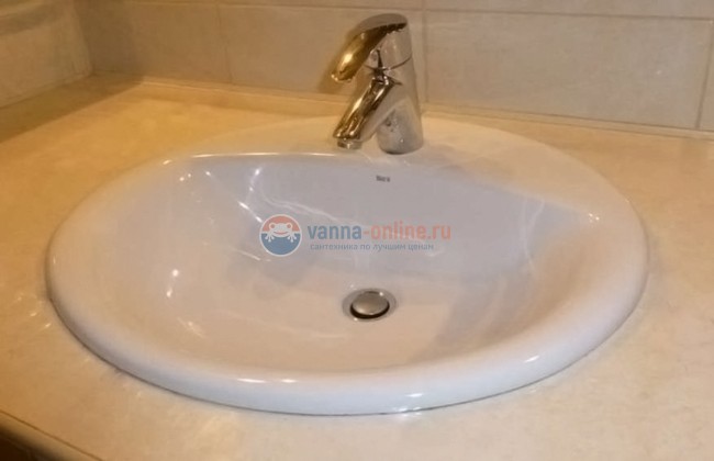 Раковина Roca Aloa 327865000, врезная