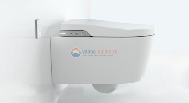 Электронный унитаз Roca In-Wash Inspira 803060001 безободковый с электронной крышкой-биде (7.8030.6.000.1)