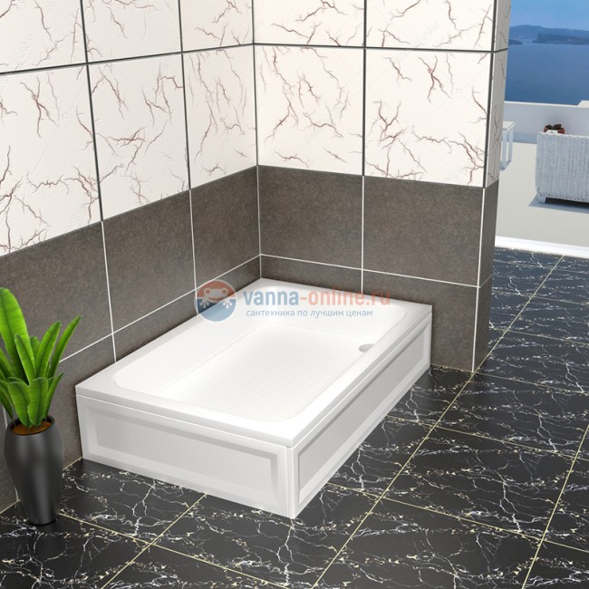 Душевой поддон RGW B/CL-S-A 16180292-51-A 120 x 90 см акриловый, прямоугольный, цвет белый