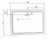 Поддон душевой Cezares SMC TRAY-M-AH-90/80-35-W