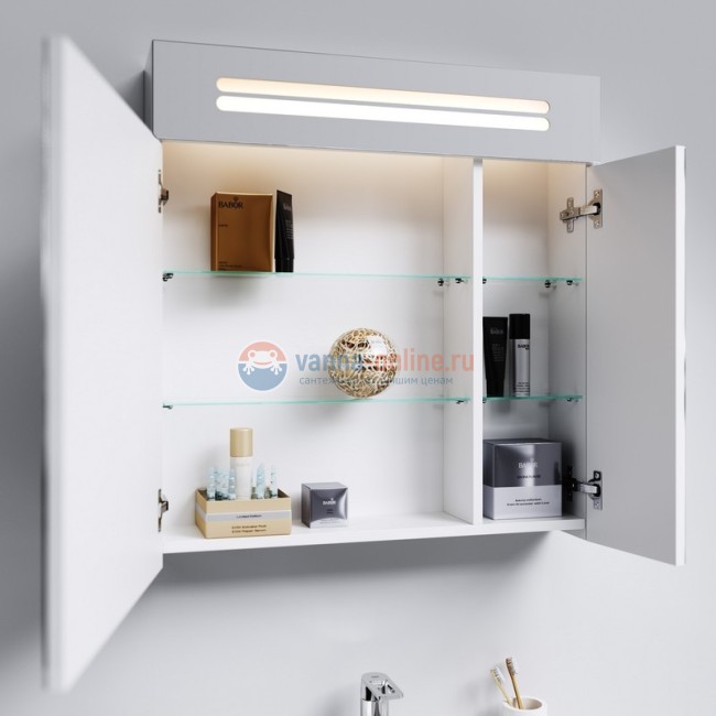 Зеркальный шкаф с подсветкой Aqwella Нео 70 Neo.04.07