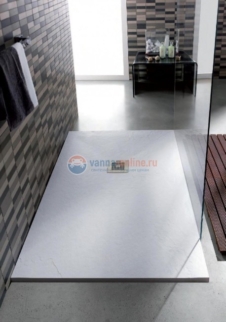 Душевой поддон RGW ST-168W 16152816-01 80 x 160 см, прямоугольный, цвет белый, из искусственного камня