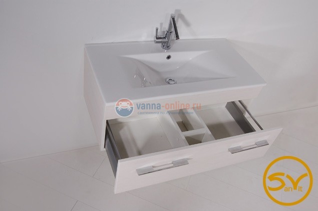 Тумба с раковиной Sanvit Квадро 100 kkvad100