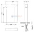 Смеситель Timo Selene 3061/03F для раковины, высокий, черный Смеситель Timo Selene 3061/03F для раковины, высокий, черный