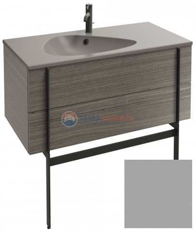 Тумба под раковину Jacob Delafon Nouvelle Vague 100 EB3032-M77, цвет - пепельный матовый