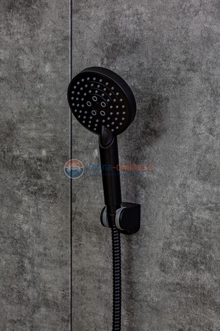 Смеситель Orange Aristo M19-300B для ванны с душевым гарнитуром, черный Смеситель Orange Aristo M19-300B для ванны с душевым гарнитуром, черный