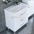 Тумба под раковину СаНта Виктория 80 NEW 700129N напольная, цвет белый