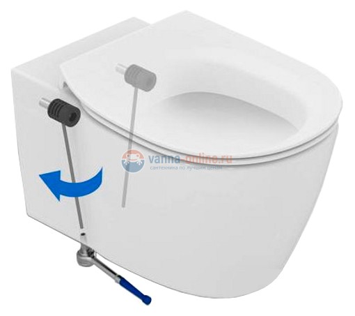 Подвесной унитаз Ideal Standard CONNECT E771801 с полностью скрытым креплением