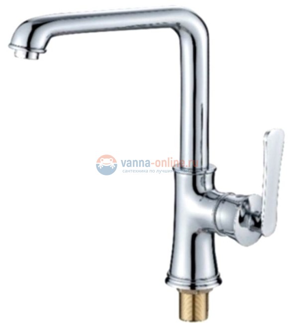 Смеситель для кухни Rush Flores FL0835-22 высокий, хром Смеситель для кухни Rush Flores FL0835-22 высокий, хром