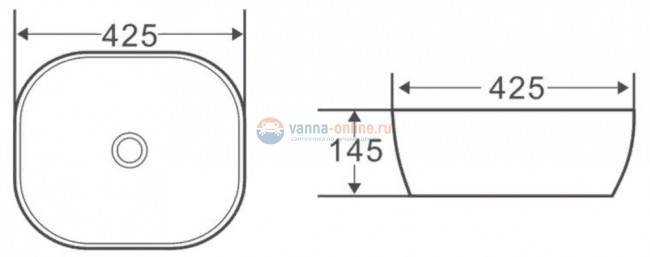 Раковина BelBagno BB1301 накладная 42.5 х 42.5 х 14.5 см Раковина BelBagno BB1301 накладная 42.5 х 42.5 х 14.5 см