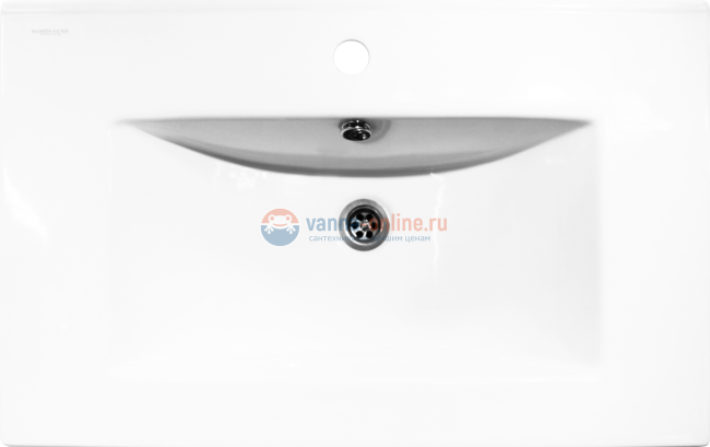 Раковина Sanita Luxe Quadro 75 QDR75SLWB01