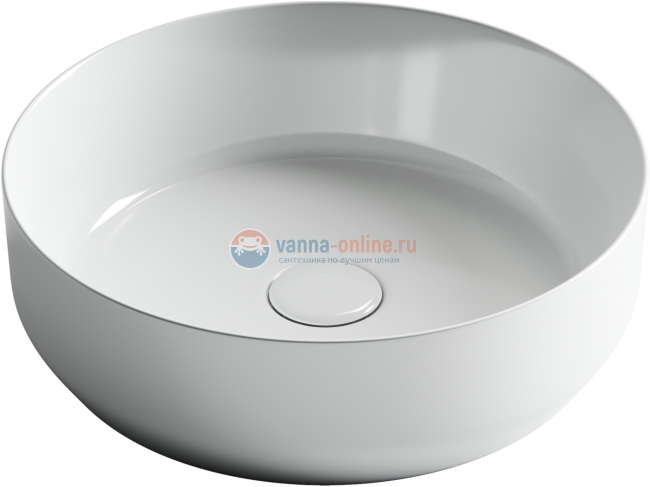 Раковина Ceramica Nova Element CN6022, 39x39x12 см, накладная, белая глянцевая