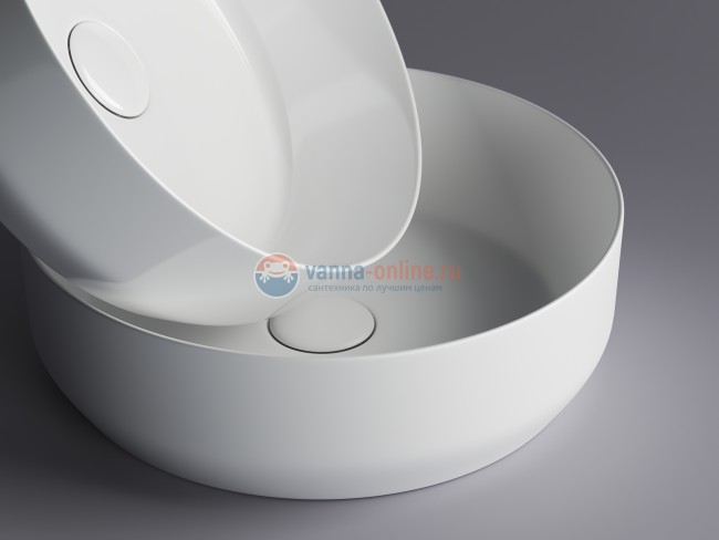 Раковина Ceramica Nova Element CN6022, 39x39x12 см, накладная, белая глянцевая