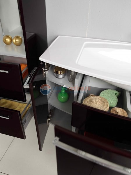 Тумба под раковиной Ария 80 Акватон Гранат Тумба под раковиной Ария 80 Акватон Гранат