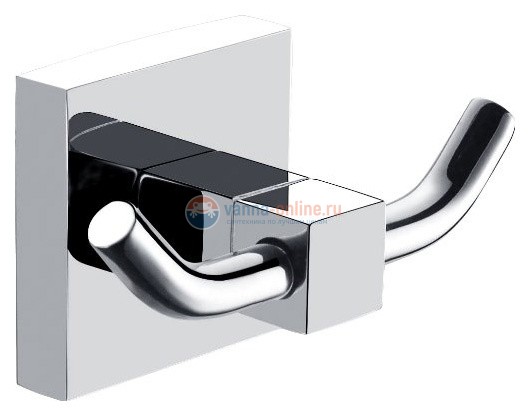 Крючок Fixsen Metra FX-11105A двойной, хром