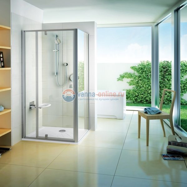 Неподвижная стенка Ravak Pivot PPS-80 90G40U00Z1, сатин/транспарент