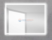 Зеркало BelBagno SPC-GRT-900-600-LED-BTN 90 x 60 см со встроенным светильником и кнопочным выключателем