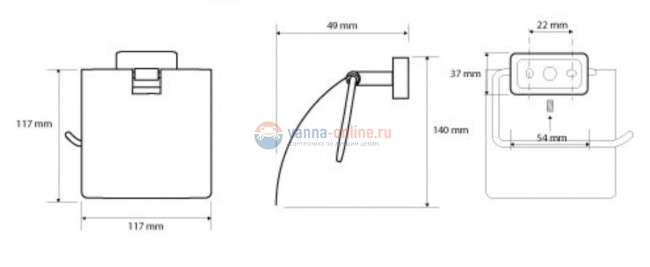Держатель туалетной бумаги Bemeta Niki 153112012 11.7 x 4.9 x 14 см с крышкой, хром Держатель туалетной бумаги Bemeta Niki 153112012 11.7 x 4.9 x 14 см с крышкой, хром